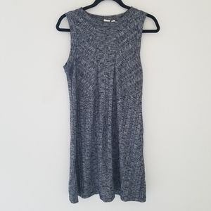 GAP Navy Blue/White Marbled Sleeveless Dress Size Medium